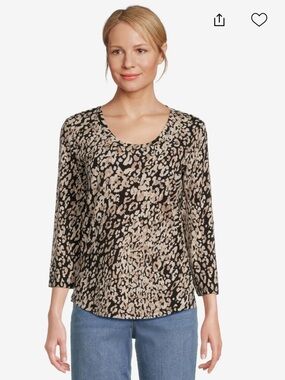 Tommy Bahama Women’s Ashby Isles Spotted Sea Tee Shirt Size Large